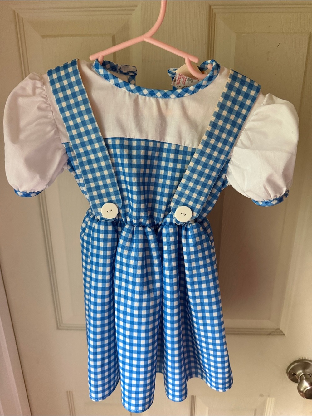 Rubie's Blue and White Gingham Pinafore Costume